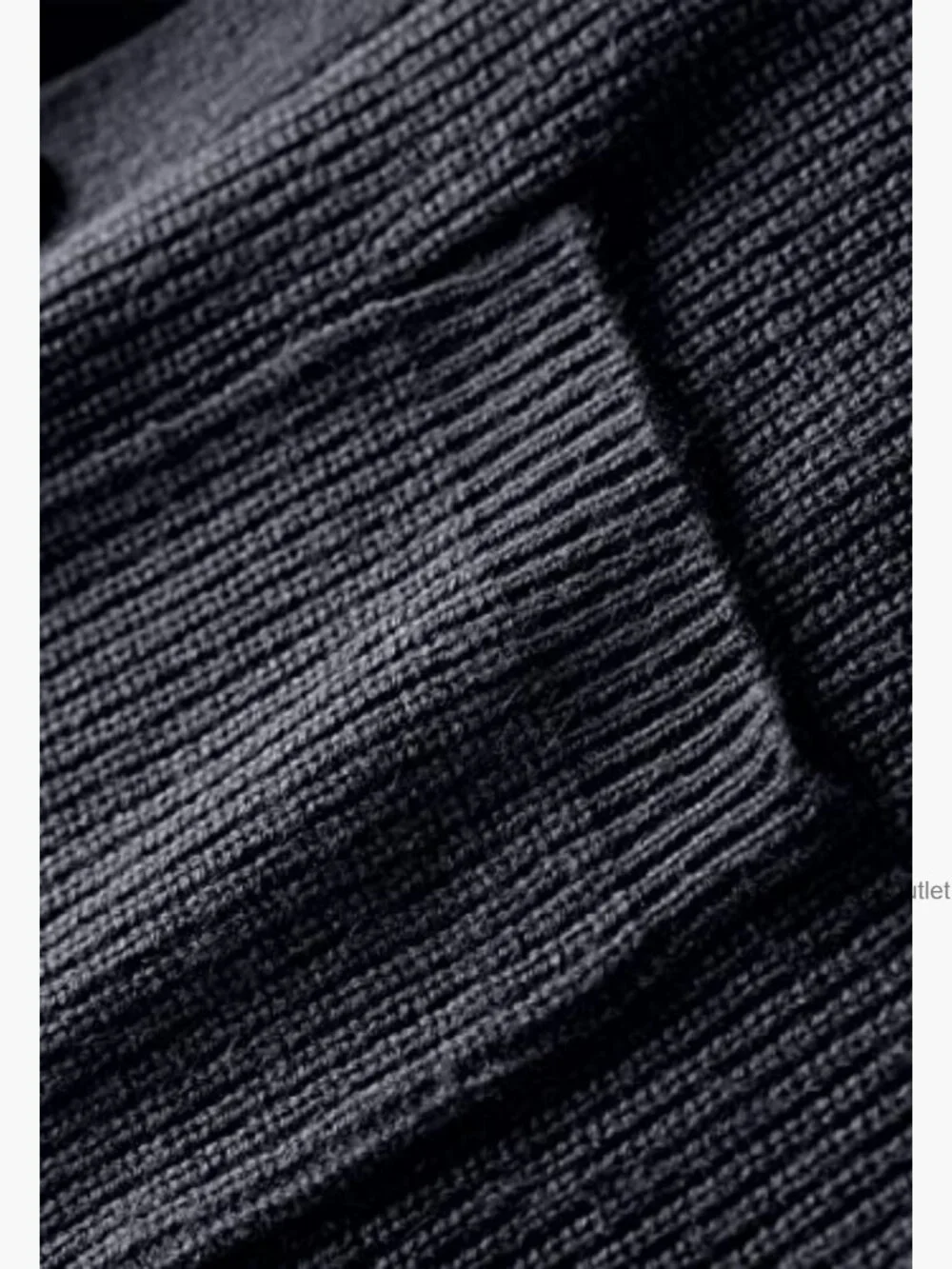 Merino Wool Blend Button-Front Sweater Vest for Men